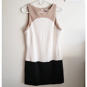 New Mango Color Block Shift Dress